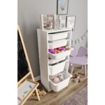 Baby Darling  Mdf - Large Mono 6 Sepetli Oyuncak Dolabı - Görsel 4