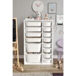 Baby Darling  Mdf - Large Duo 14 Sepetli Oyuncak Dolabı - Görsel 2