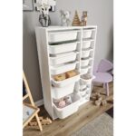 Baby Darling %100 Mdf - Xl Duo 16 Sepetli Oyuncak Dolabı - Görsel 2