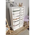 Baby Darling %100 Mdf - Xl Duo 16 Sepetli Oyuncak Dolabı - Görsel 3