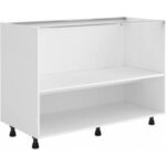 Tdesigno Asil Mutfak Alt Modül - Dolap 100  cm  Atlantikçam- Tezgah Dahil - Görsel 2