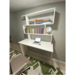 Wood Aria Kitaplıklı Çalışma Masası, Çalışma Masası, Çocuk Çalışma Masası, Bilgisayar Masası, Ofis Masası ,masa - Görsel 5