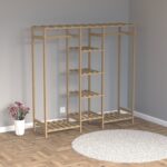 Ahşap Gardırop, Masif Ahşap Gardırop, Açık Dolap (40 x 150 x 150) - Görsel 4