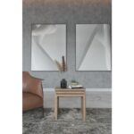 Wood Aria Puzzle Zigon Sehpa, 3lü Zigon Sehpa, Yan Sehpa, Oturma Odası - Görsel 2