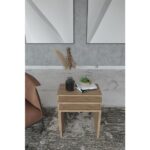 Wood Aria Puzzle Zigon Sehpa, 3lü Zigon Sehpa, Yan Sehpa, Oturma Odası - Görsel 4