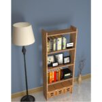 Wood Aria Breeze 4 Bölmeli Kitaplık - Atlantik Çam - Görsel 2