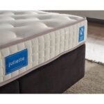 Niron Juliette 80x180 cm Tek Kişilik Yatak Baza Başlık Takımı - Siyah Kumaş Lüks Yatak Seti - Görsel 9