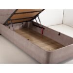 Luna Baza ve Başlık Seti - 120x200 cm Bir Buçuk Kişilik Baza Seti - Görsel 3