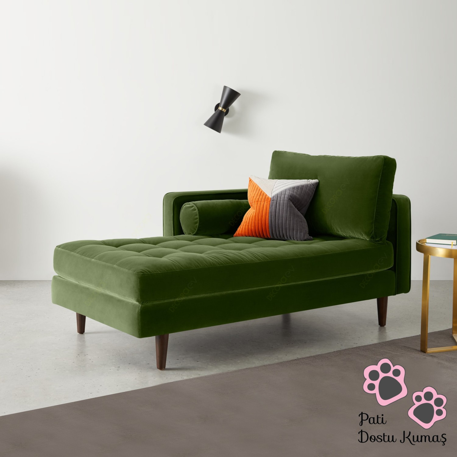 110000966219373.jpg Decoraev Ürgüp Dinlenme Koltuğu Puf Josefin Koltuk Kanepe Tv Koltuğu Baba Koltuğu Dinlenme Koltuğu Psikolog Koltuğu Bekleme Koltuğu Sağ Kolçak Yeşil - Görsel 1