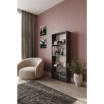 Wood Aria Kitaplık | Çok Amaçlı Dolap 4 Bölmeli  |  Dosya Dolabı - Görsel 3