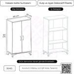 Canisa Palex Çok Amaçlı Dolap Mutfak & Hol & Banyo & Balkon & Ofis Dolap - Görsel 5