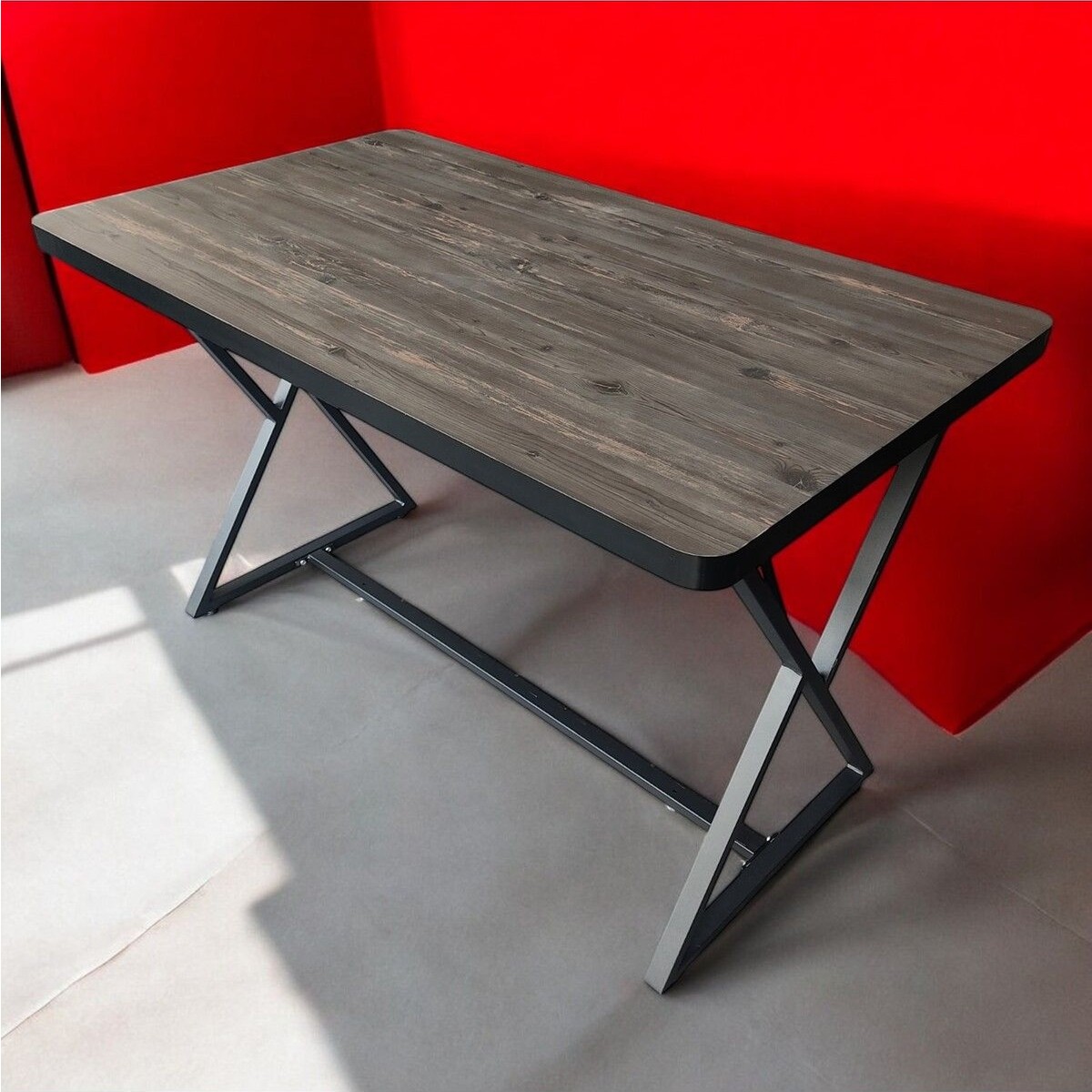 110000967682170.jpg Lifema Z Modern Metal Ayak 70 x 120 Mutfak Yemek Masası - Görsel 1