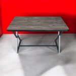 Lifema Z Modern Metal Ayak 70 x 120 Mutfak Yemek Masası - Görsel 2