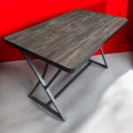 Lifema Z Modern Metal Ayak 70 x 120 Mutfak Yemek Masası - Görsel 3