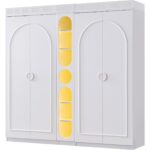 Setay Dolunay Çocuk Odası Takımı, Dolunay 4 Kapaklı Dolap, Star Büyüyen Beşik, Şifonyer, Kitaplık - Görsel 2