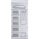 Setay Gardırop, Dolunay 2 Kapaklı Dolap ve Ledli Kitaplık - Pembe - Görsel 2