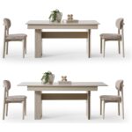 Eymense Hitit 4 Sandalyeli Yemek Masa Takımı - Görsel 3