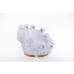 Most Teddy Kids Ayıcıklı Beyaz Peluş Kumaş Döner Berjer (Evinize Teslim) - Görsel 3