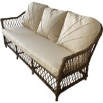 Monalin Home Garden I Lizbon 5'li Oturma Takımı (3-1-1-Masa) (Kahverengi) I Rattan El Örgüsü Bahçe Mobilyası - Görsel 4