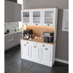 Guneystore - Gözde Kahve Köşesi - 140  cm   Komple Mdf Mutfak Dolabı - Çok Amaçlı Dolap - LED Aydınlatmalı - Ücretsiz Montaj - Görsel 2