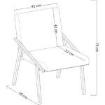 Lagomood İrony Ofis Berjer İkili Takım Beyaz - Görsel 3