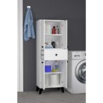 Zümra Kapaklı ve Çekmeceli Banyo Dolabı