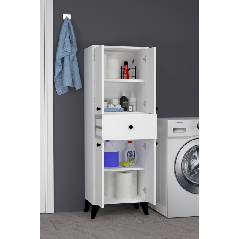 110000986842776.jpg Zümra Kapaklı ve Çekmeceli Banyo Dolabı - Görsel 1