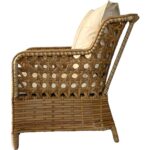 Monalin Home Garden I Elite 7 Kişilik Oturma Takımı (Kahverengi) I Rattan El Örgüsü Bahçe Mobilyası - Görsel 4