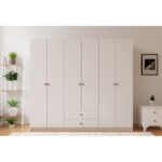 Rabi Mobilya Ecem 6 Kapaklı 2 Çekmeceli Gardırop - Görsel 2