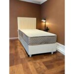 Miraç Yatak Baza & Tek kişilik  Elit Lüx Ful Ortopedik 90x190  Yaylı Yatak