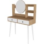 Roewood Efsane Makyaj Masası Ahşap - Görsel 8