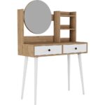 Roewood Efsane Makyaj Masası Ahşap - Görsel 9