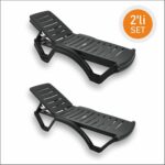 Brezza Elite Şezlong Antrasit 2 Adet