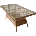 Monalin Mobilya Miami 4 Kişilik(2-1-1-Masa) Rattan Örgü Bahçe & Balkon & Teras Oturma Grubu Minderli & Camlı & Masalı Takım - Görsel 5