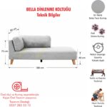 Decoraev Bella Gri Rahat Dinlenme Koltuğu Puf Koltuk Kanepe Josefin Koltuk Psikolog Koltuğu Terapi Koltuğu Bekleme Koltuğu Lobby Koltuğu - Görsel 3