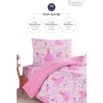 Tek Kişilik Çarşaflı Prenses Desenli Çift Taraflı Wellsoft Uyku Seti(Yorgan+Çarşaf+Yastık Kılıfı) - Görsel 3