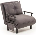 Pafu Sento Tekli Katlanır Yataklı Koltuk - Soho Gri - Görsel 6