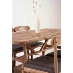 Unboxdeco Alaçatı Ceviz Antrasit Sandalye, Masif Ahşap Sandalye, Iskandinav Sandalye, Retro Sandalye, Modern - Görsel 3