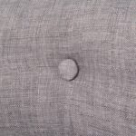 Just Home Yuvarlak Berjer - Gri - 71 x 64 x 64  cm - Görsel 4