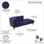 Bella Siyah Rahat Dinlenme Koltuğu Puf Koltuk Kanepe Josefin Koltuk Psikolog Koltuğu Terapi Koltuğu Bekleme Koltuğu - Görsel 2