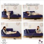 Bella Siyah Rahat Dinlenme Koltuğu Puf Koltuk Kanepe Josefin Koltuk Psikolog Koltuğu Terapi Koltuğu Bekleme Koltuğu - Görsel 4