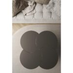 Yonca Form 4'lü Sehpa Takımı | Modern & Doğal Tasarım | Yan ve Orta Sehpa