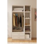 Rabi Mobilya Kardelen Country 3 Kapak 2 Çekmeceli Gardırop - Görsel 3