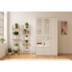 Rabi Mobilya Kardelen Country 3 Kapak 2 Çekmeceli Gardırop - Görsel 4