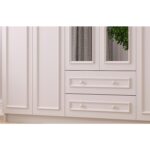 Rabi Mobilya Lina Country 6 Kapak 2 Çekmeceli Aynalı Gardırop - Görsel 2