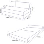 Homedius Magic Çift Kişilik Katlanır Yataklı Koltuk - Gri - Görsel 7