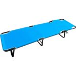 Sırt Ayarlı Katlanır Şezlong Mavi Balkon Bahçe Mobilyası - Görsel 2