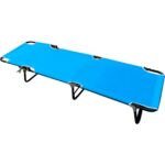 Sırt Ayarlı Katlanır Şezlong Mavi Balkon Bahçe Mobilyası - Görsel 3