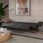 Eymense Hünkar Üçlü Koltuk Siyah - Görsel 3