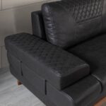 Eymense Hünkar Üçlü Koltuk Siyah - Görsel 5